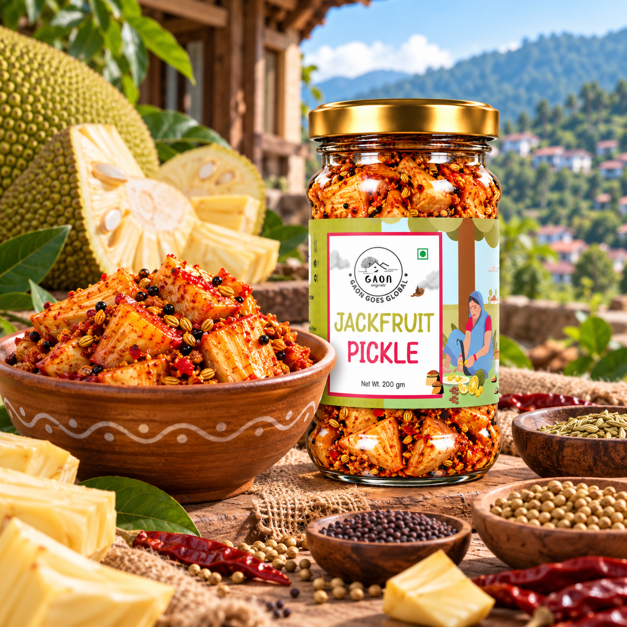 Jackfruit Pickle - SKU-30-GO-UK-JAC-PKL-200-200G (3)