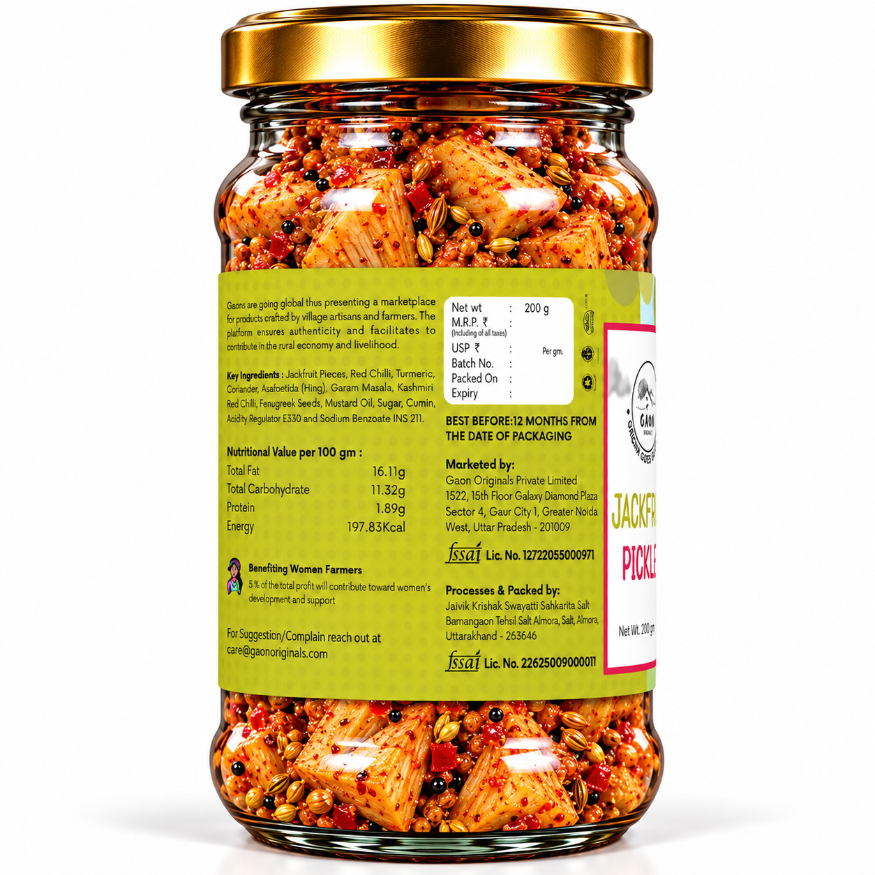 Jackfruit Pickle - SKU-30-GO-UK-JAC-PKL-200-200G (4)